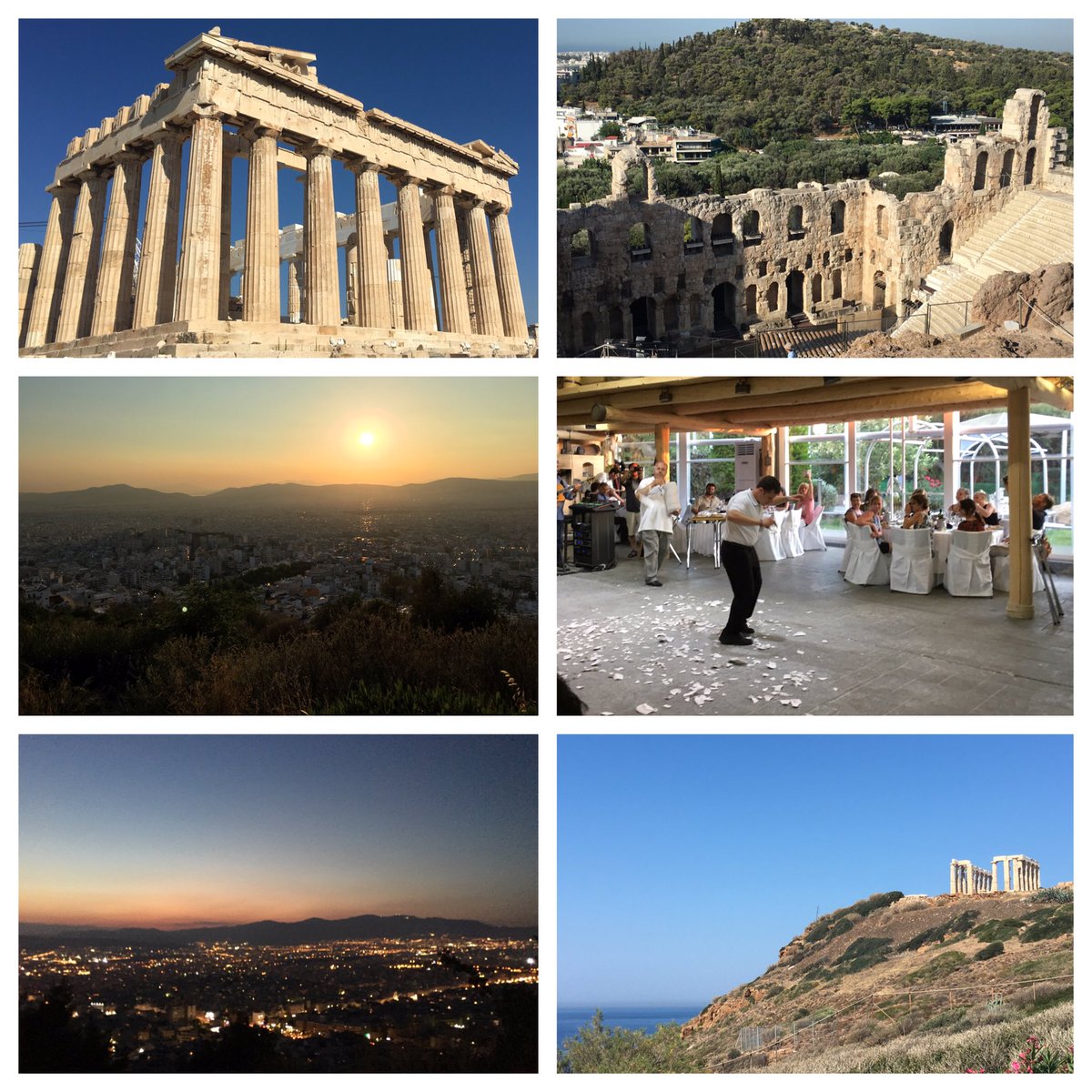 CameronNurick's tweet photo. #Athens was amazing!! #greece #athena #posiedon #breakplates https://t.co/32WNoMI36X