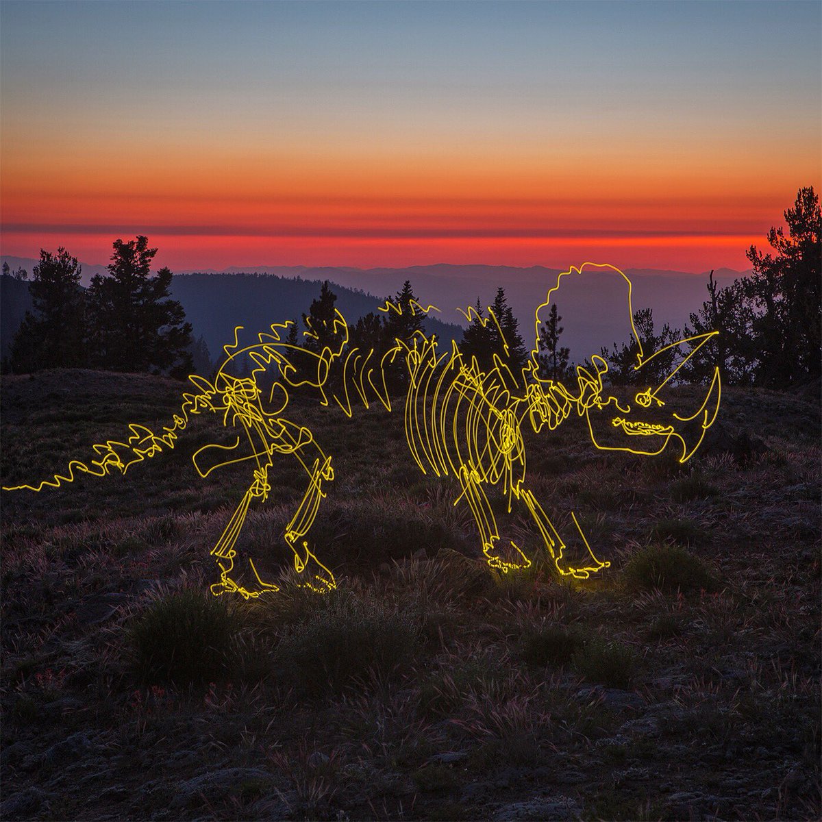 dariustwin's tweet photo. Mountaintop Triceratops
#lightfossil #lightpainting #photography
more light madness on https://t.co/UXnQi8S49T ππ½ https://t.co/nD5fgGbJKt