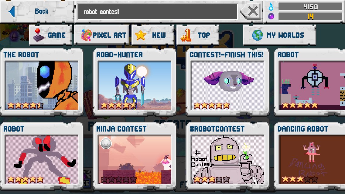 TheSandboxGame's tweet image. #robotcontest is still on this weekend! Got 100s of participations already! Craft an amazing robot #pixelart #maker