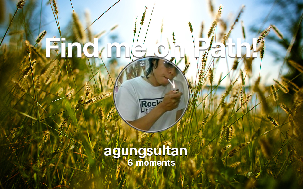 agungBiGphone's tweet photo. Find me on #Path now! Go to https://t.co/oqKhAAZMXF https://t.co/PxFElNJx5l