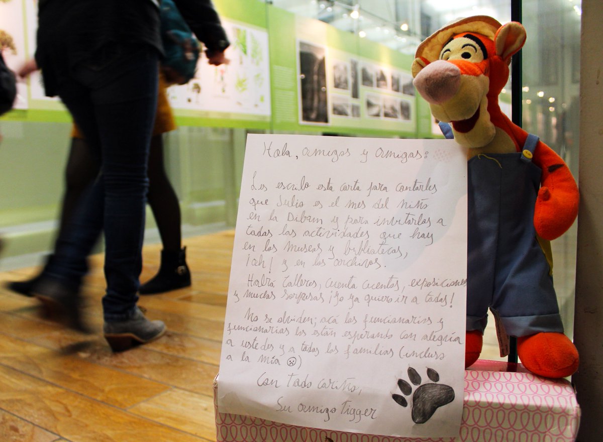 patrimonio_cl's tweet photo. #Tigger les manda una carta por el #MesdelNiño en la #Dibam <3 Para ampliar imagen: https://t.co/FjzLcoBPYV https://t.co/oaJ3IqgRhl
