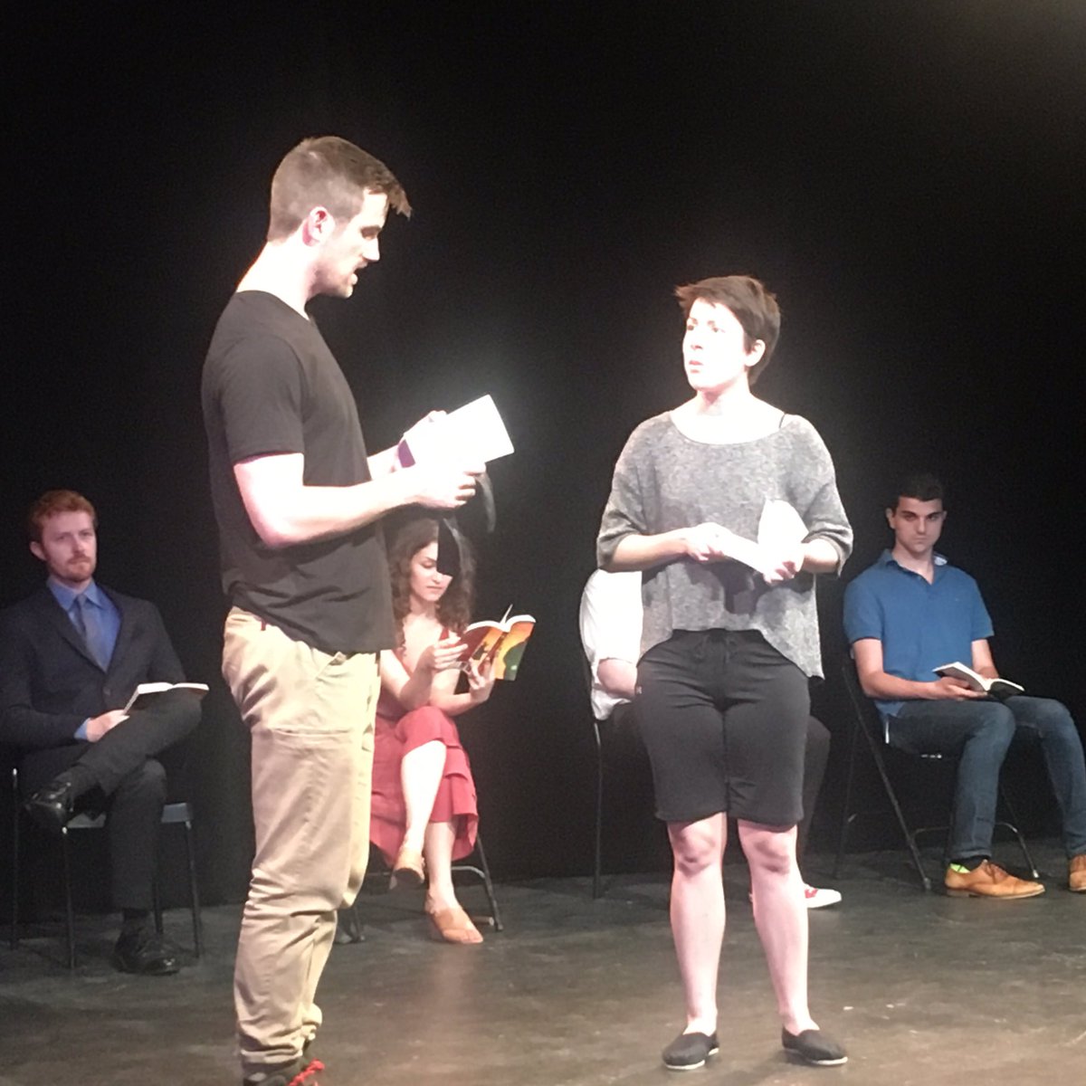 ShakesAThon's tweet photo. "When I look at you, I hardly think you my master" #ShakespeareAThon #Shakespeare #TwoGentlemenOfVerona #nytheatre https://t.co/tMXIipYiIq