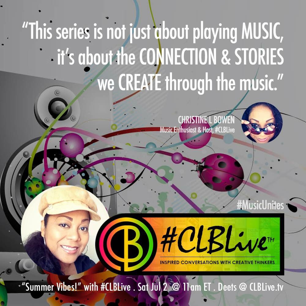 jess_dewell's tweet image. #SummerVibes with #CLBLive @ChristineLBowen The #VirtualBlockParty Sat 7/2 / Deets + More @ CLBLive.tv