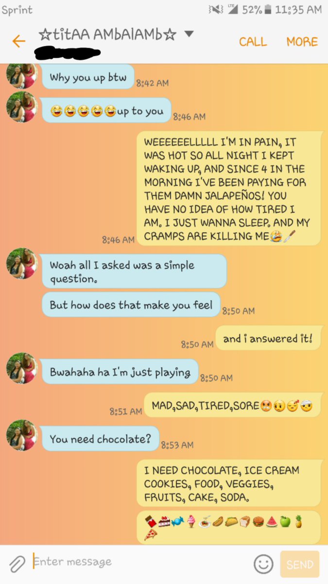 shaishai64's tweet photo. How does she even deal with me๐ #Bipolar #WasInPain #AndHellaGrouchy @amberfloa https://t.co/prSSaesD9r