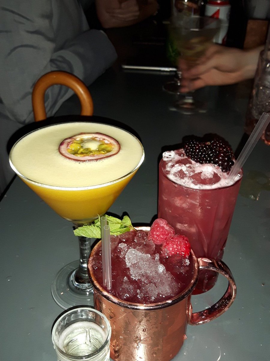 Enjoying cocktails <a href="/MrHuttons/">Mr Hutton's</a> - is this really #Darlington #abouttime #cocktails