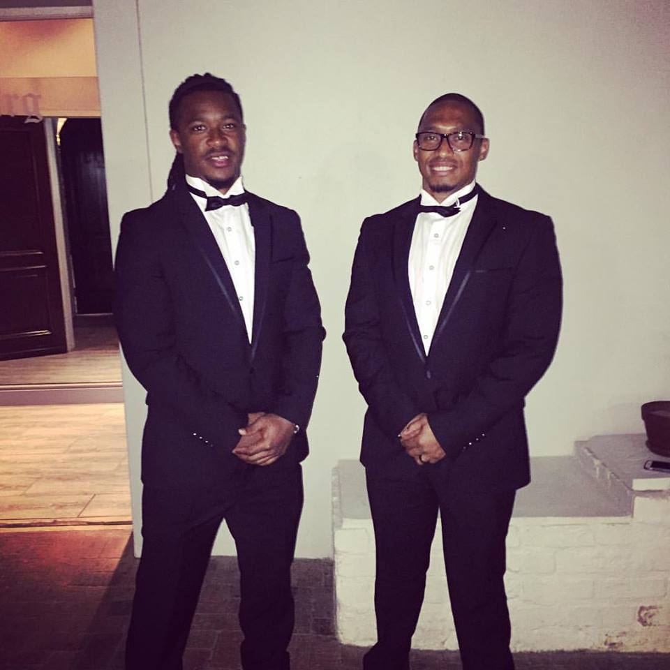 BlitzBokke's tweet photo. Well Done @CornalHendricks on your #CHFoundation's 1st Gala Dinner to raise much-needed funds.
Pic: @RennieDazel (R) https://t.co/ERcaVgyXf3