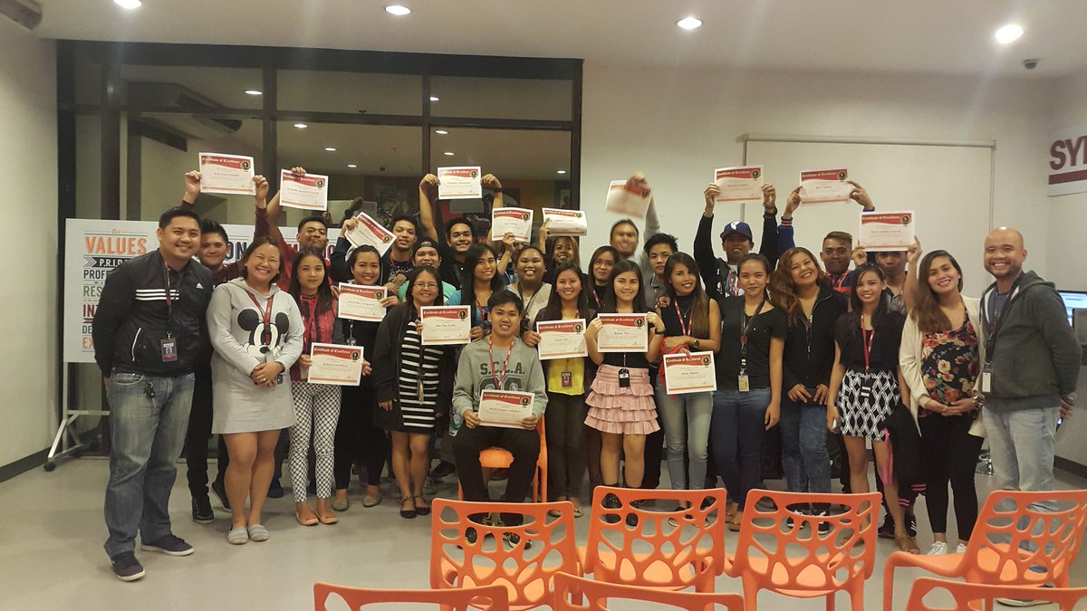 SykesCebu's tweet photo. Graduation is not an end.. But a beginning! Cheers wave 108 and welcome to the #Wolfpack! https://t.co/76AfFOVuDN