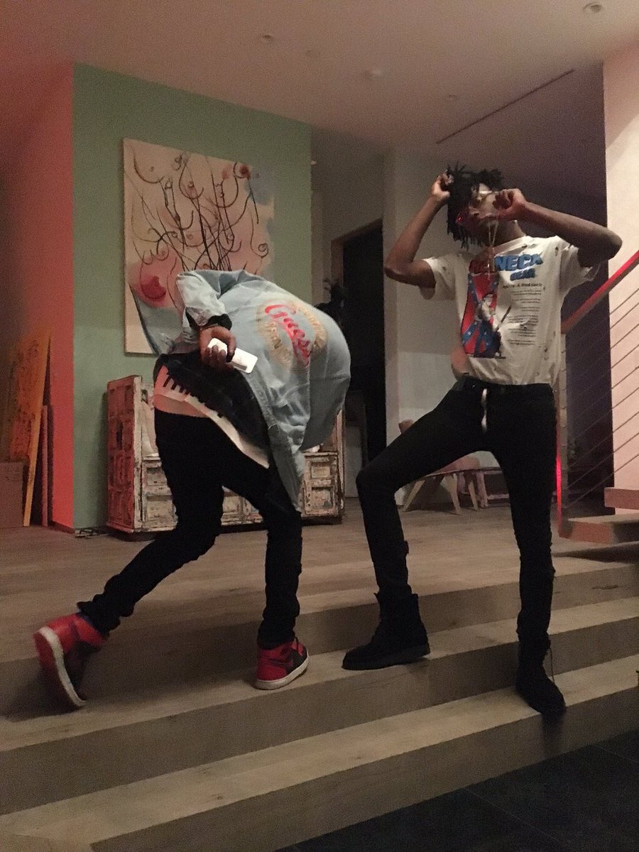 StreetDaFashion's tweet photo. A$AP ROCKY &amp; PLAYBOI CARTI https://t.co/19vlc9Cbub