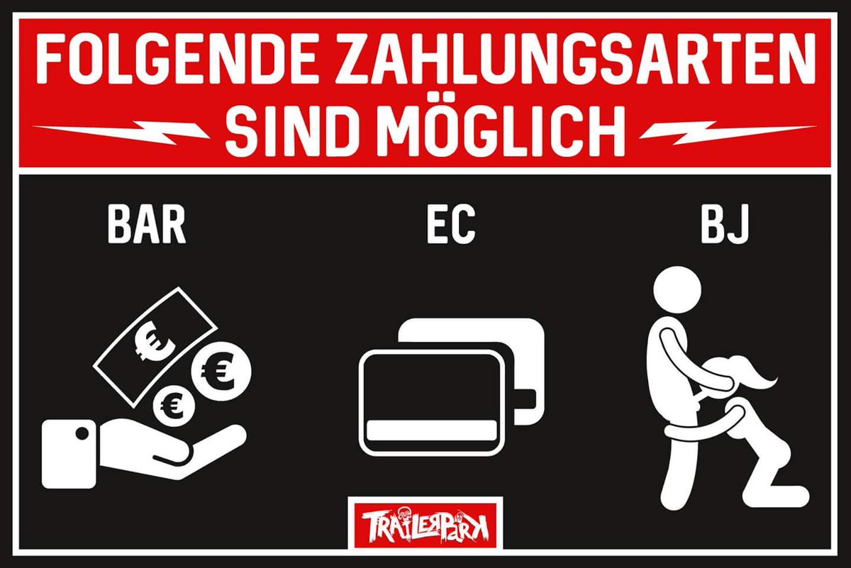 LauraMarie51's tweet photo. @DNPBERLIN  würde gerne die Trailerpark Open Air Karte mit der Bezahlmethode BJ bezahlen. Wann und wo? https://t.co/FnW42l2CSh