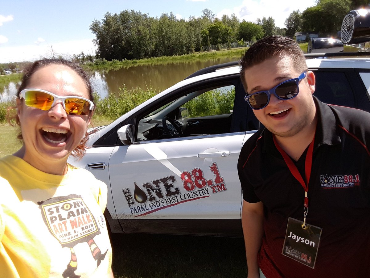 So much is happening down here at Heritage Park in <a href="/StonyPlainAB/">Town of Stony Plain</a> !  Happy to have <a href="/881TheOne/">The One - 88.1 FM</a> onsite! #CanadaDay2016