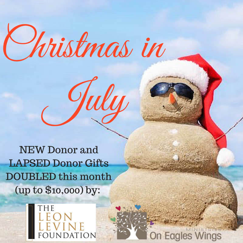 OEWHopeHouse's tweet photo. Christmas in July! Will you help us? #DOUBLEYOURIMPACT #HOPE https://t.co/x3llAtzBJN