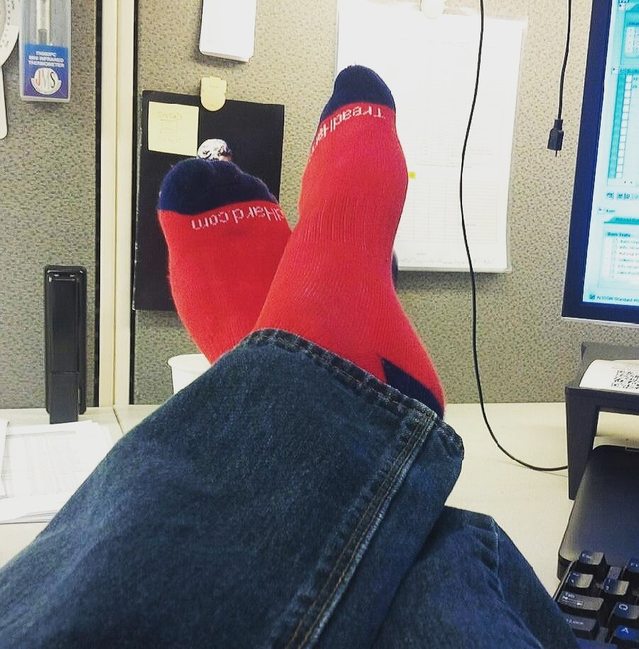 TreadHardShop's tweet photo. One of our TreadHard customers waiting for the 4th to start.
#TreadHard https://t.co/f93FZGJ7Tv