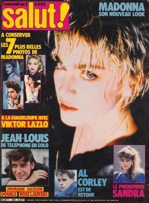 mtribefrance's tweet photo. Il y a 30 ans, à l'occasion de la sortie de #TrueBlue, Madonna était en couverture du magazine Salut! #TrueBlue30 https://t.co/aZCANnzi90