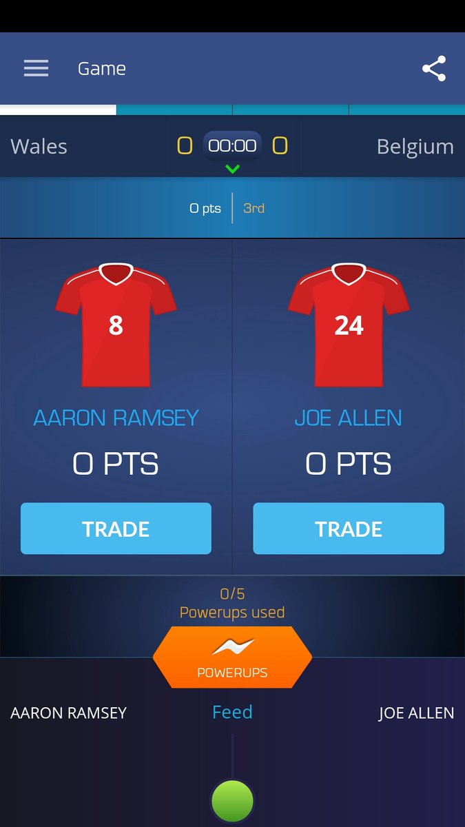 Martynoco83's tweet image. I just drafted Aaron Ramsey &amp;amp; Joe Allen on @UltimateFanLive for #WAL v #BEL