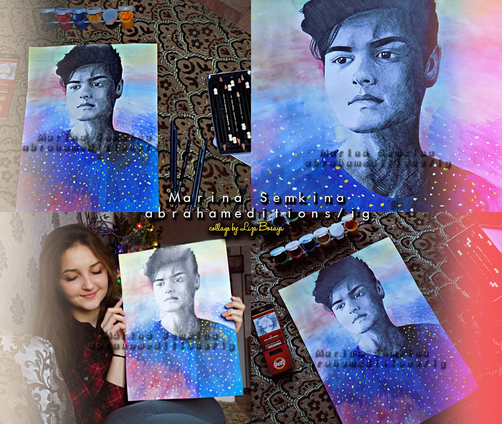 RusAbrahamMateo's tweet photo. @AbrahamMateoMus Estamos intentando desde DICIEMBRE que veas los dibujos de @MarishkaMus. Míralos, por favor♥ https://t.co/jSgwXZjHqI
