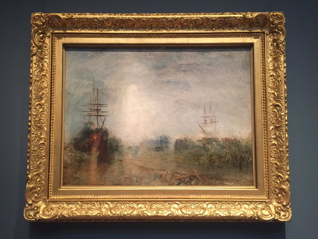 sarahmpicks's tweet photo. @emmiem89 coincidentally saw great exhibit of whaling paintings by JMW Turner yesterday! @metmuseum #metturner https://t.co/i0Hgcafa0S
