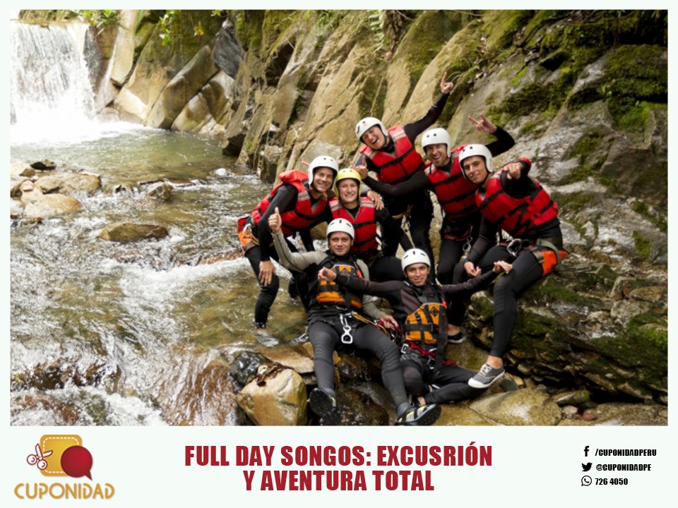 CuponidadPe's tweet photo. S/ 65 por Full Day aventura toboganes naturales Songos + visita en Chosica 👉 https://t.co/Gs7A4Athe4 https://t.co/gghwtshcfg