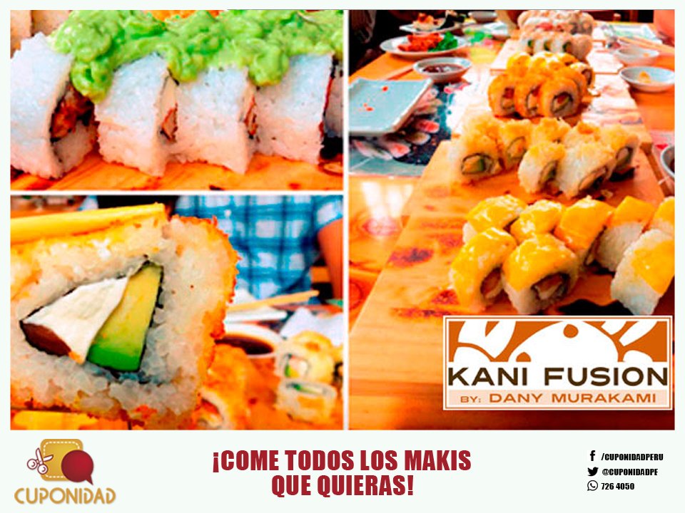 CuponidadPe's tweet photo. S/ 19.90 por barra libre de makis para 1 persona: Acebichado, chicharronero y muchos más 👉 https://t.co/A4Tp7UJ0Bg https://t.co/fKRGzV0EPP