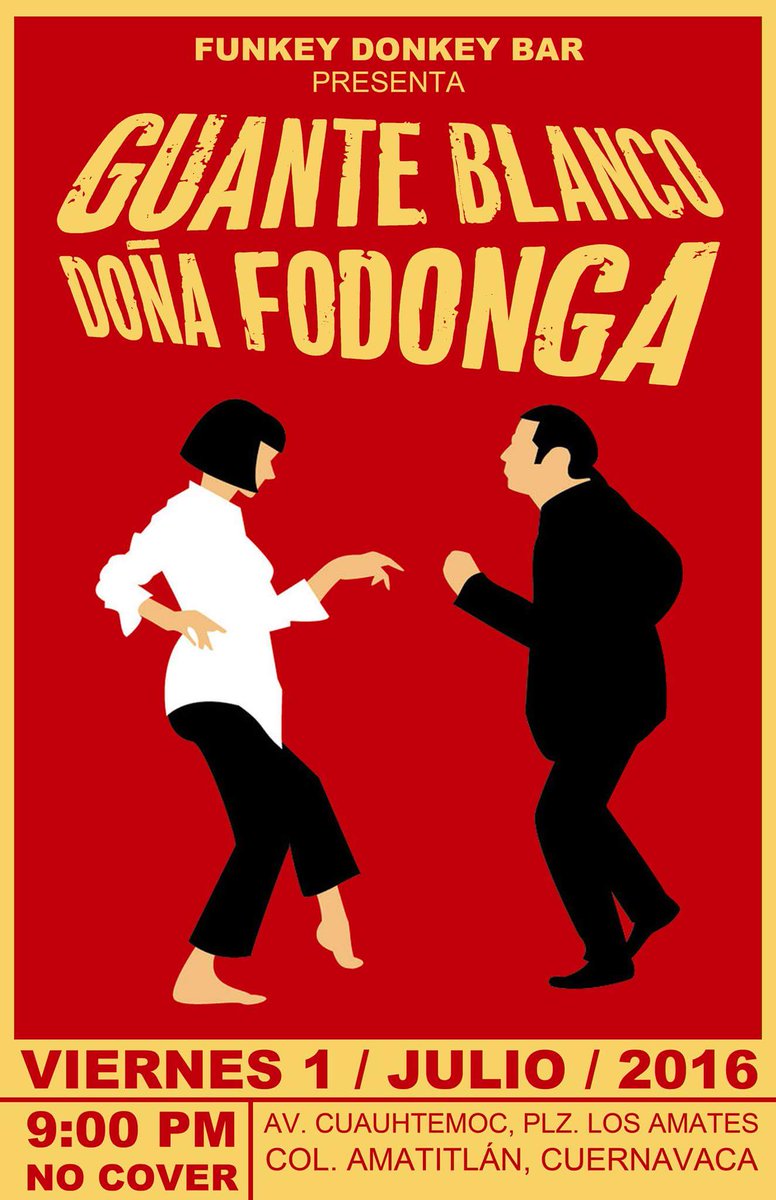 LosGuanteBlanco's tweet photo. ¡Concierto gratis! Hoy con #LosGuanteBlanco y #DoñaFodonga a las 9:00PM en el #FunkyDonkeyBar caiganle al #Slam #Ska https://t.co/o9ap9zgYUB