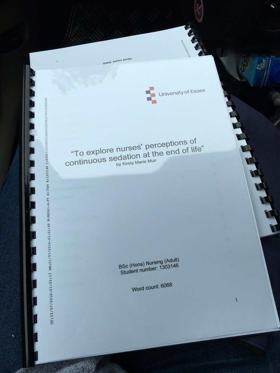 KMarieMuir's tweet photo. Dissertation is finally submitted! 2 more months and I'm a qualified nurse 🙈 #dissertation #student #nursing https://t.co/1f5CzzRC0j