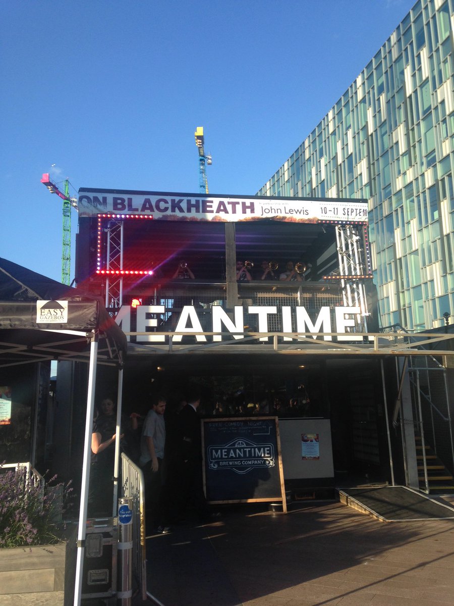 MeantimeBeerBox's tweet photo. Awesome tunes from @riotjazz on our roof for #IntheMeantime sessions @MeantimeBrewing @OnBlackheath https://t.co/QD5crZCCmM