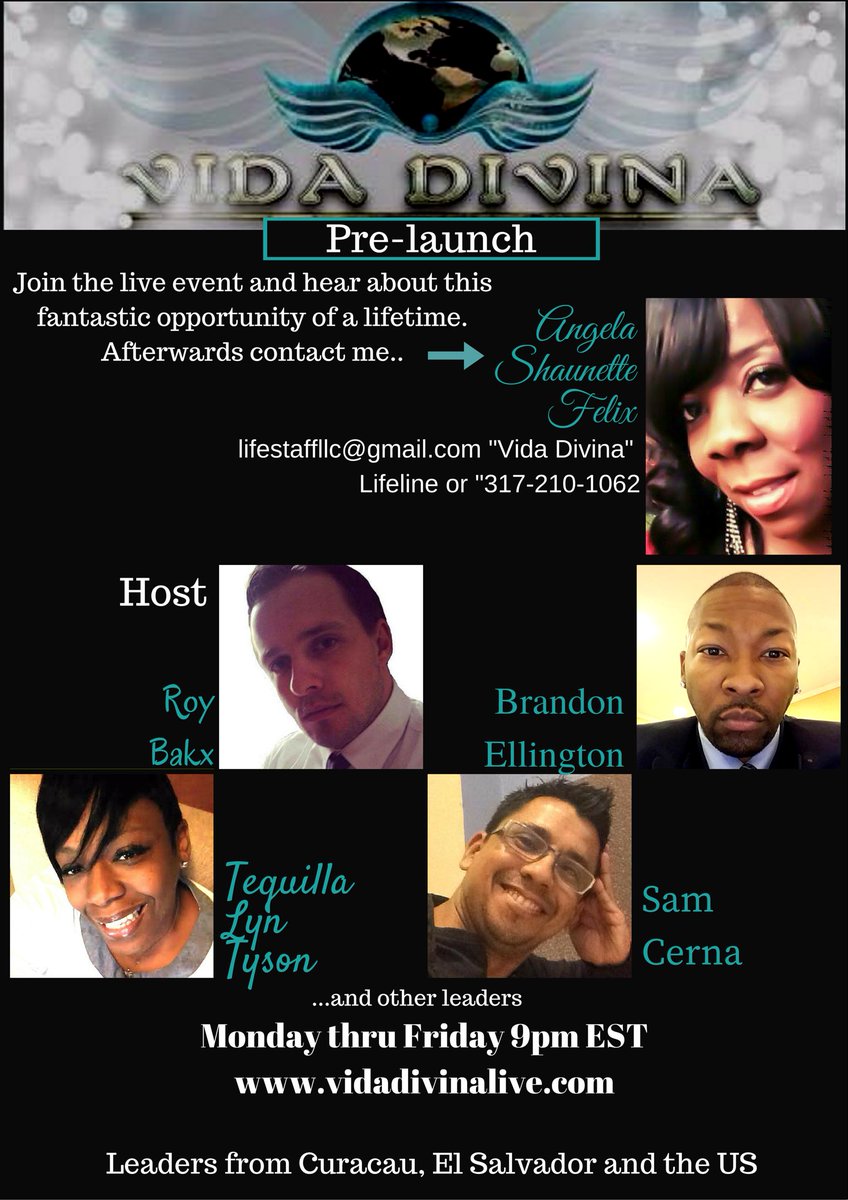 AngelaSFelix's tweet photo. Your J.O.B. not so hot? Check what I've got. Watch link or join today's event &amp; Contact me! #VidaDivina https://t.co/JvPsmeTZYX