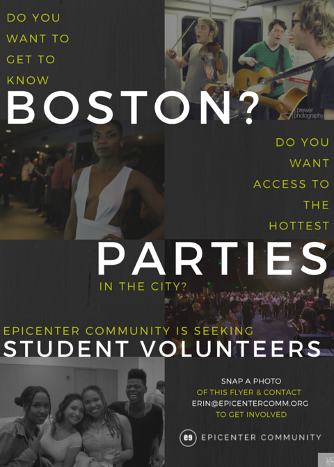 Want to learn abt Boston/get access to the hottest events?Become a #mentee &amp; volunteer for @epicentercom !#mentorIRL