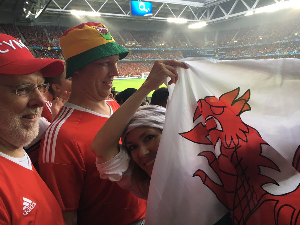 cerysmatthews's tweet photo. Yeah!! Even in time for the anthem- thanks tons for the Godspeed wishes- it worked #walbec @bbc5live https://t.co/8GcAxOEpr6