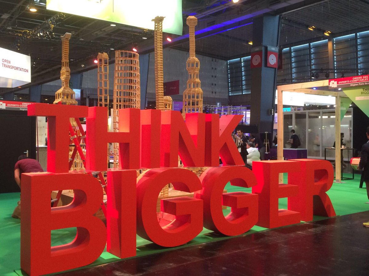 SusanaDaban's tweet photo. THINK BIGGER! #startup #connect in VIVA TECHNOLOGY First Edifion. @MazarsGroup https://t.co/7S3OfzkcqW