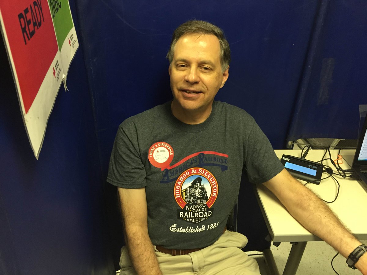 BJeswaldWRBL's tweet photo. FIRECRACKER 100: Blood drive, Meteorologist Kurt Schmitz helping to save Lives. 1905 Third Ave. till 5PM-Bob Jeswald https://t.co/KyR4F7yISn
