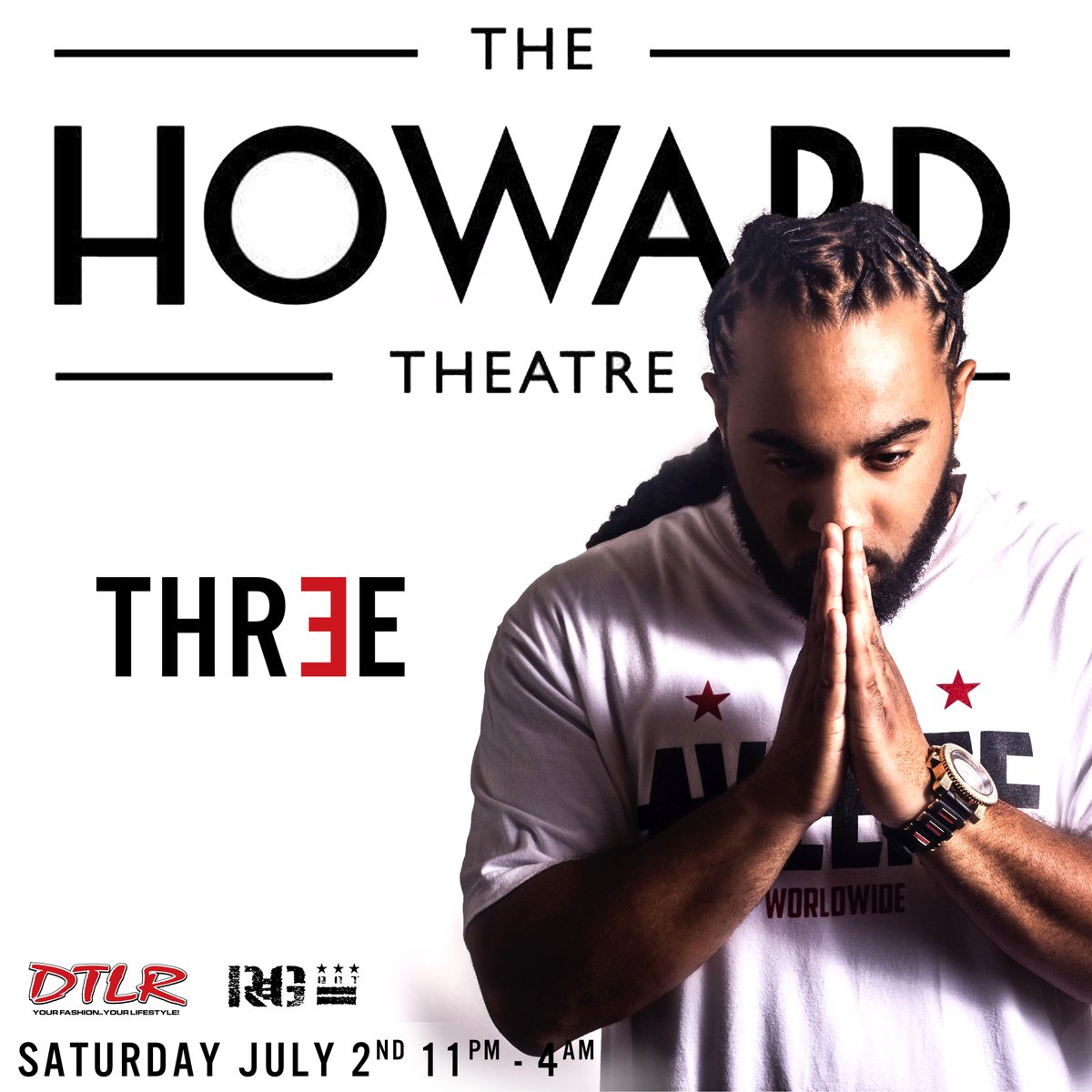 AveLifeFamily's tweet image. AveLife Artist @iamThreeG Performing at Howard Theatre for BYB Fan Appreciation Day July 2nd 11p-3a #AveLife