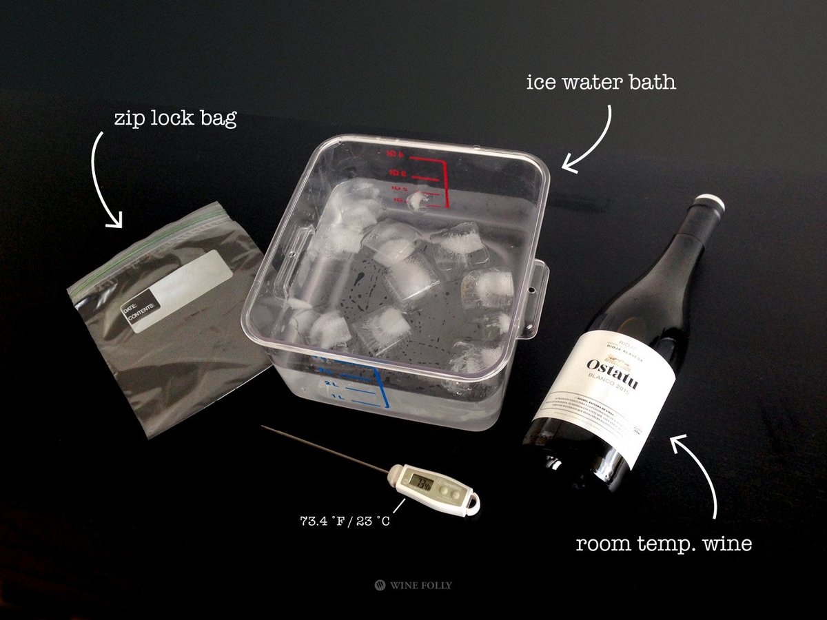 RT <a href="/WineFolly/">Wine Folly</a>: The fastest way to chill white wine. bit.ly/292KeNB