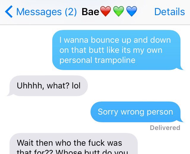 drewisgooden's tweet photo. Pro tip: if u ever text something weird to ur gf, just say "sorry wrong person" &amp; she'll let it go. Works every time https://t.co/wgFAEFn3fA