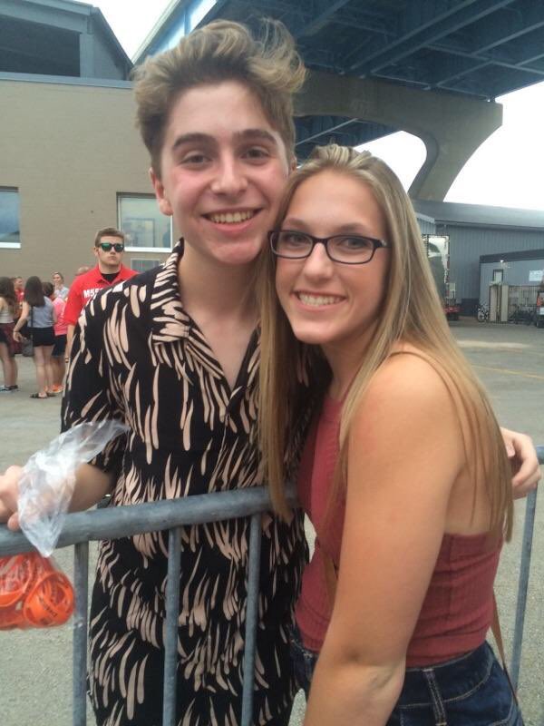 gavinaccess's tweet image. Gavin with fans at Summerfest last night