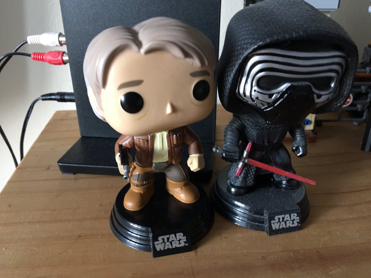 ~~ Father and son reunited 😂😂😂 #StarWars