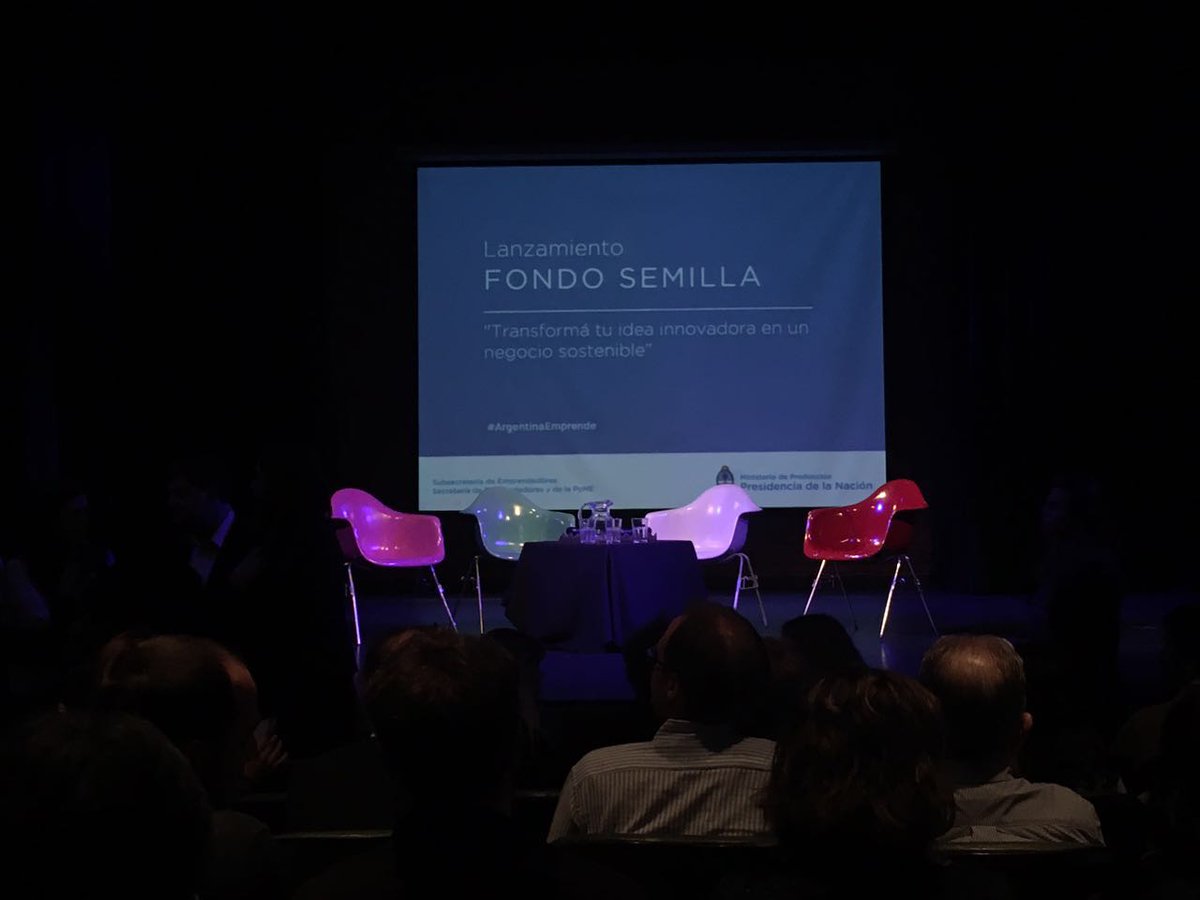 redadimra's tweet photo. Lanzamiento de #FondoSemilla. Gran convocatoria de Emprendedores e Incubadoras #ArgentinaEmprende. https://t.co/4D5Pj03hdR