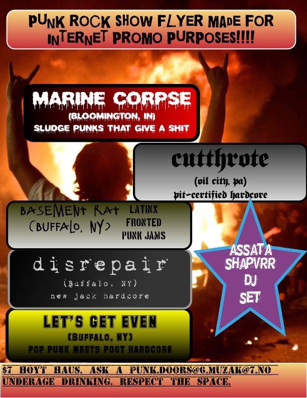 We are playing our first show next week! DM us for the address