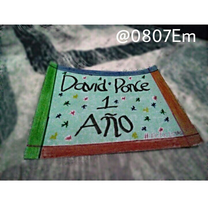 0807Em's tweet image. 1 AÑO DAVID PONCE