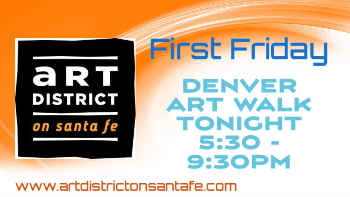 artindenver's tweet photo. The Denver Art Walk is tonight on Santa Fe Drive 🎨 5:30 - 9:30pm! #firstfridaydenver #denverartwalk https://t.co/dcJ2mj4vUV
