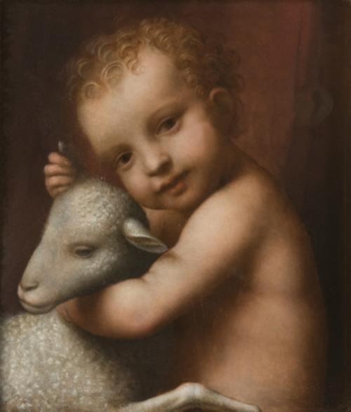 #ChristChild with the Lamb #BernardinoLuini