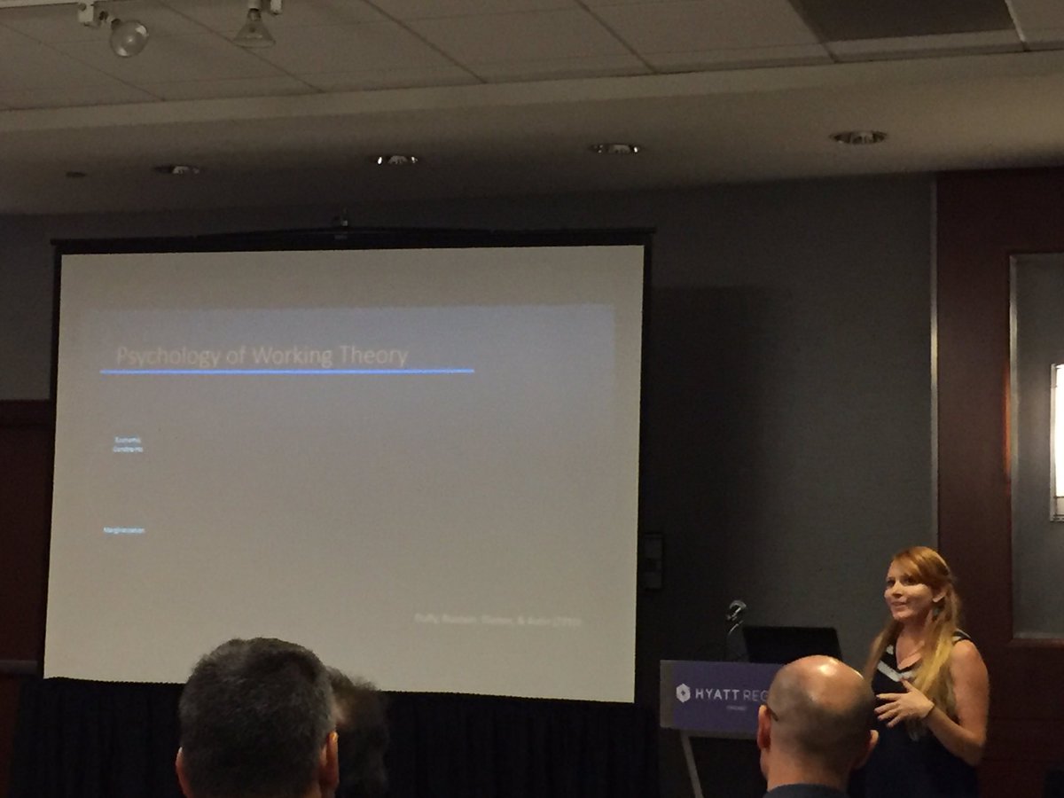 drlaurendaley's tweet photo. Great discussion of contextual factors, marginalization,& the psych of working. @kelseyautin #NCDA2016 #ncdaChicago https://t.co/O1qzeSKnPD