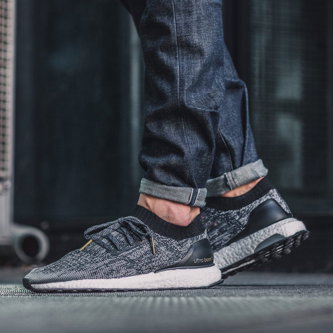 UA Ultra Boost Uncaged Grey White Hot Sale at kicksdaily.net! Don't