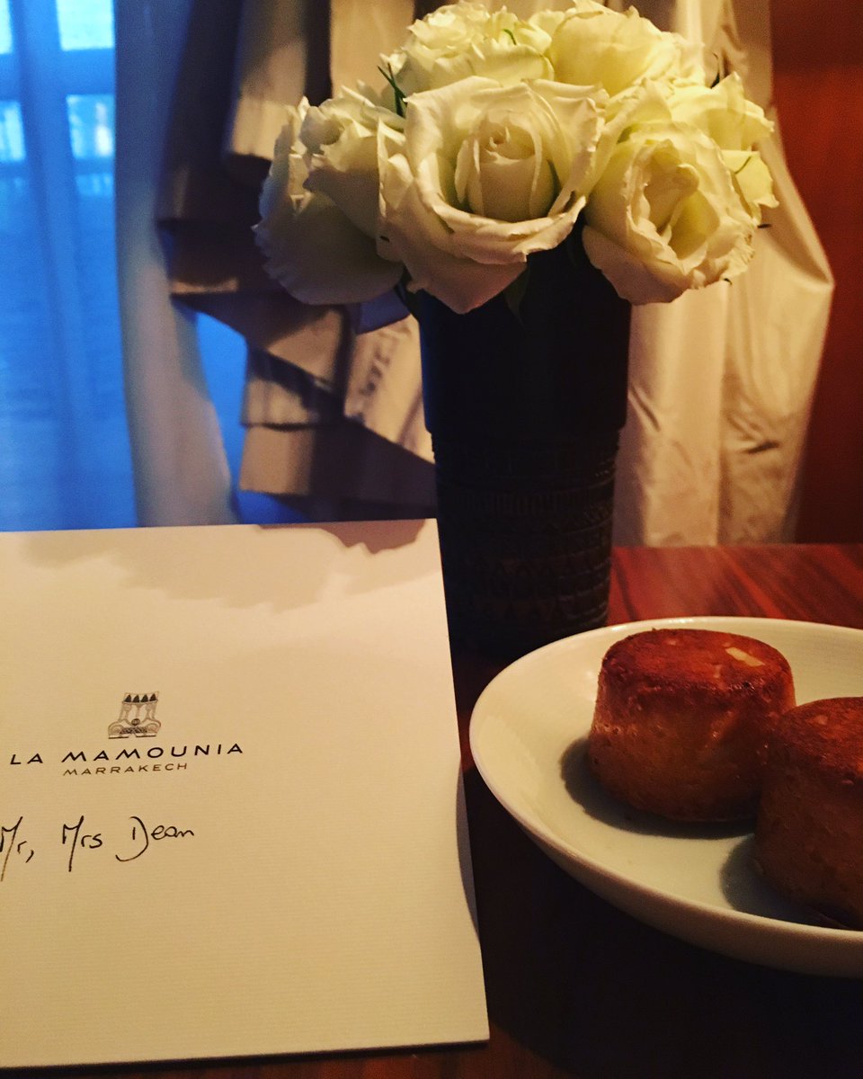 A warm welcome at the hotel  #marakech  #flowers #greetingcard #MoroccoWithAirFrance <a href="/La_Mamounia/">La Mamounia Marrakech المامونية مراكش</a> @AirFranceIN