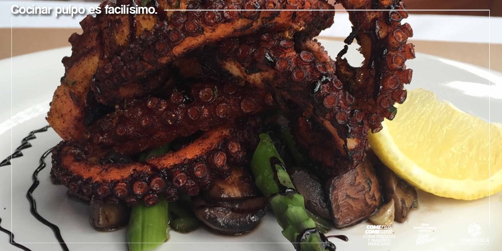 Larutaquerico's tweet photo. Cualquier momento es bueno para comer un delicioso #pulpo. @Conapesca @Comepesca #QueRicaRuta #QueRicoMarisco https://t.co/ktzO6AjFSp
