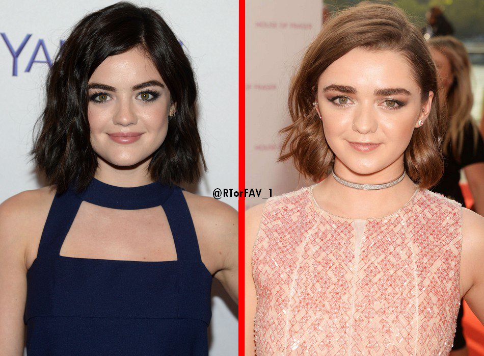 REQUESTED
RT for Lucy Hale
LIKE for Maisie Williams