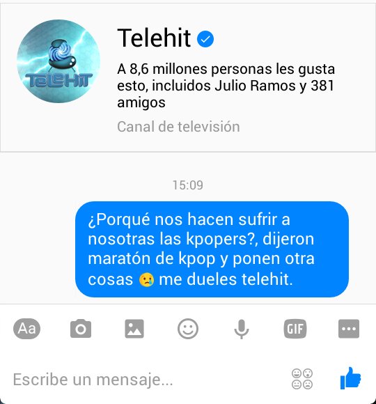RomGarco's tweet photo. #MaratonTelehit #MaratonTelehitKpop #NosotrasSomos las que queremos kpop!! @gwengl333 @PaolaGalina @tvtelehit https://t.co/PubYoY40Kd
