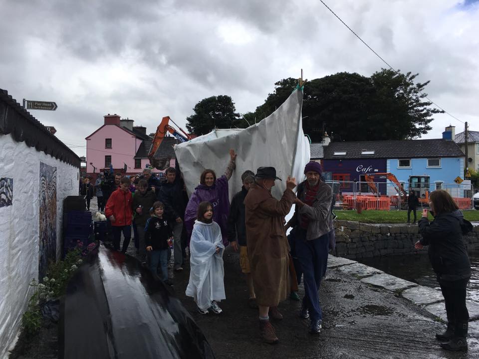 <a href="/Kinvara/">kinvara</a> supporting <a href="/galway2020/">Galway 2020</a> today! 'On A Voyage' created by German Artist Frank Bolter &amp; the people of Kinvara