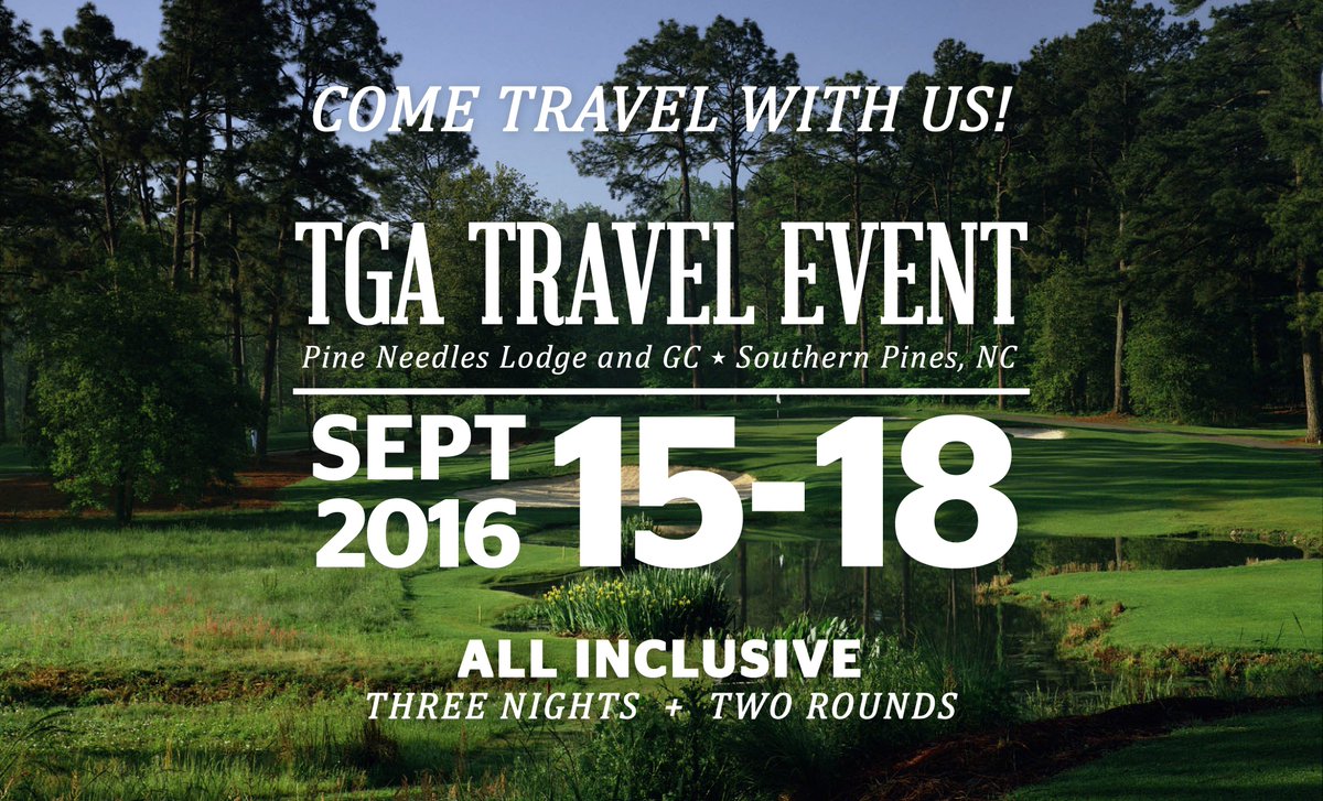 TexasGolfAssoc's tweet photo. Still looking for your 2016 golf trip? Travel with the TGA to Pine Needles! https://t.co/ZdN6wJz5NR https://t.co/B3wUzG2alC