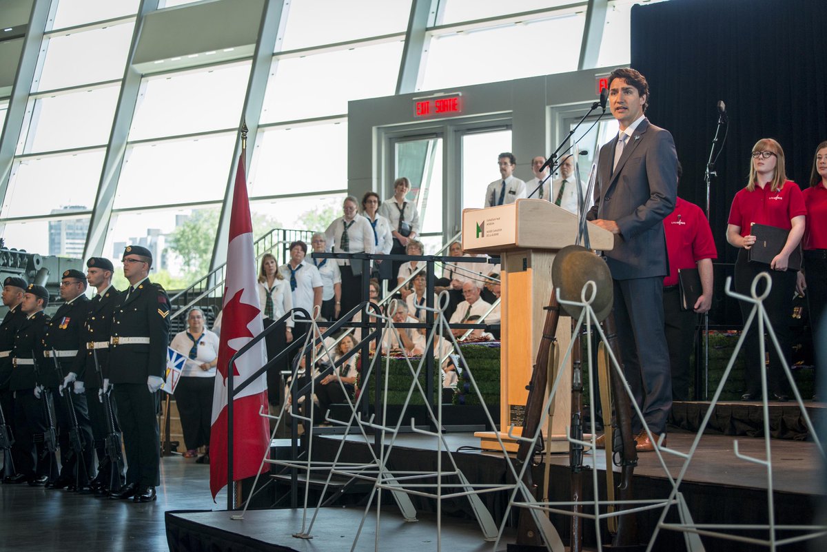 CanadianForces's tweet photo. Check out some photos from today's 100th anniversary of the Battle of the Somme at the Canadian War Museum. https://t.co/xTFUi4KUqo