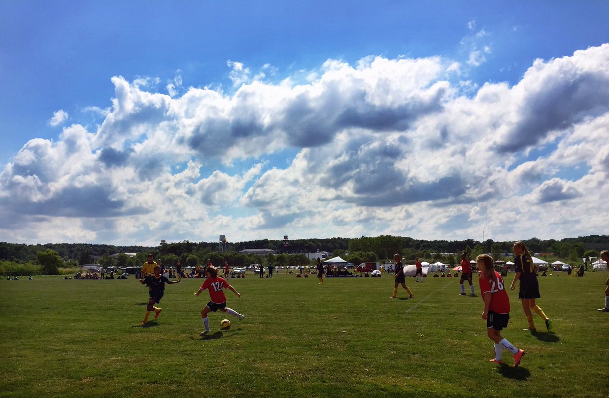 It turned out to be a beautiful day for the start of #CCup2016! ⚽️ ☀️